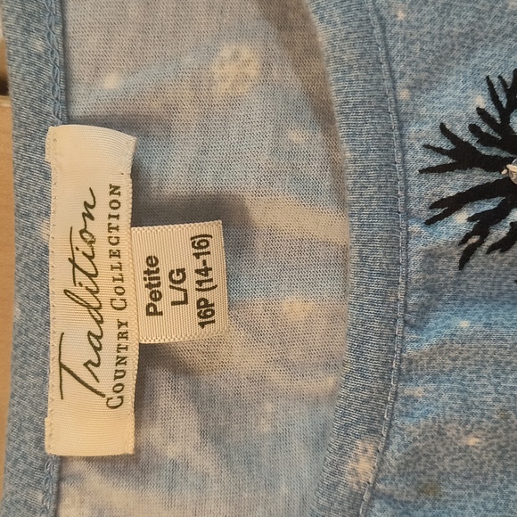 Sequined Holiday Top 14/16P - Picture 4 of 4